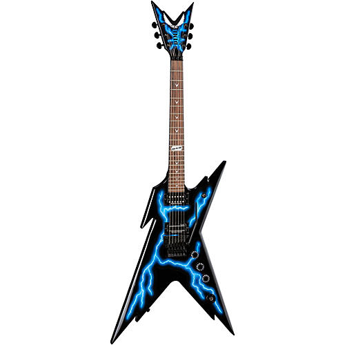Dean Razorback Lightning Electric Guitar With Case Graphic