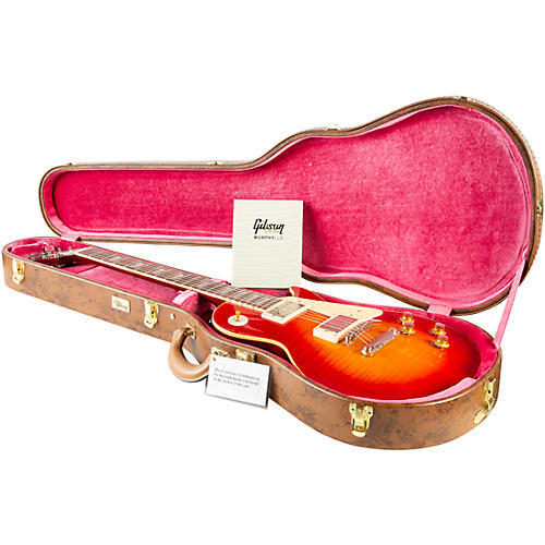 Gibson Custom Murphy Lab 1960 Les Paul Standard Reissue Ultra Light Aged Electric Guitar Orange Lemon Fade