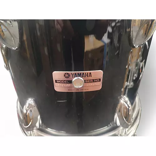 Used Yamaha 4 piece Tour Custom 8000s Series Black Drum Kit Black