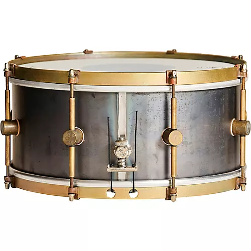 A&F Drum Co Raw Steel Snare 14 x 6.5 in.