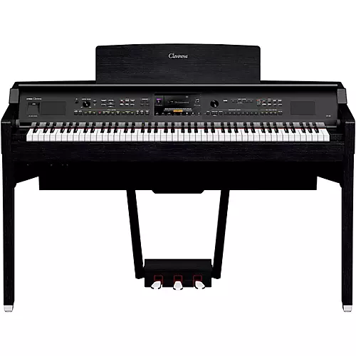 Yamaha Clavinova CVP-809 Console Digital Piano With Bench Polished White