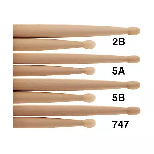 Promark Natural Hickory Drum Sticks Nylon 2B