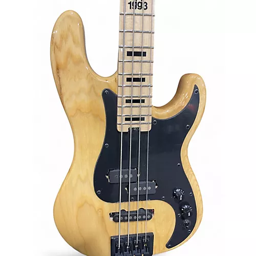 Used Schecter Guitar Research Justin Beck V Ani Natural Electric Bass Guitar Natural