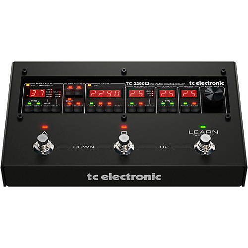 TC Electronic 2290 P Dynamic Digital Delay Guitar Effects Pedal Black