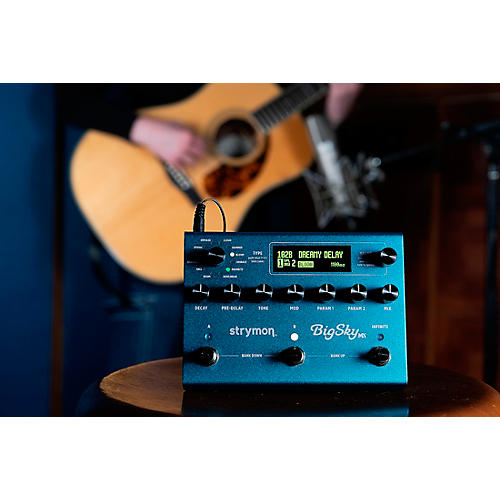 Strymon BigSky MX Reverb Workstation Effects Pedal Blue