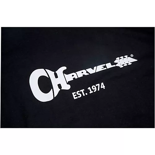 Charvel Guitar Logo Black T-Shirt X Large