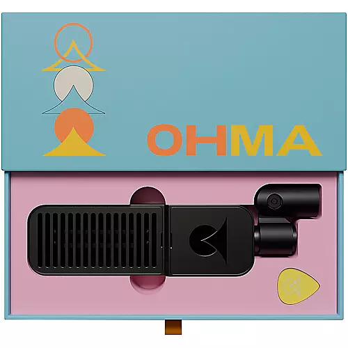 Ohma World Stripes Ribbon Microphone Black & Black