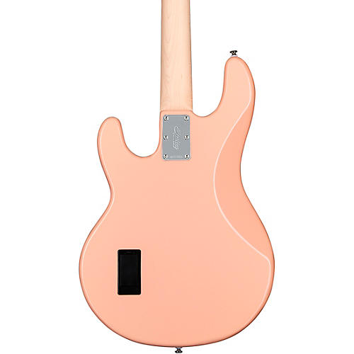Sterling by Music Man StingRay Ray4 Electric Bass Guitar Pueblo Pink White Pickguard
