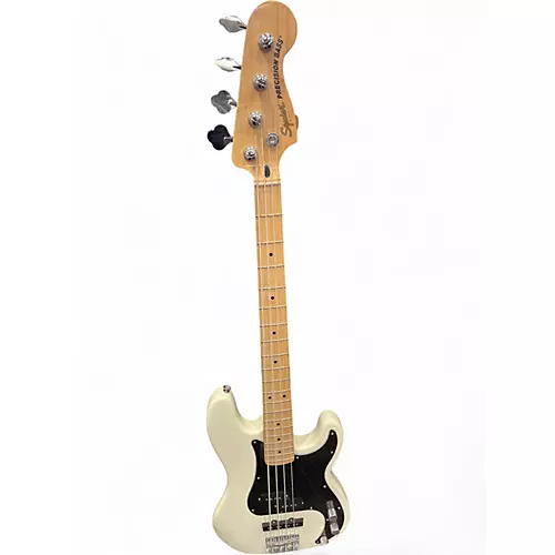 Used Squier Precision Bass WHITE Electric Bass Guitar WHITE