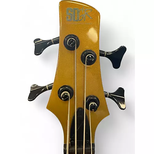 Used Ibanez SR300 Gold Electric Bass Guitar Gold