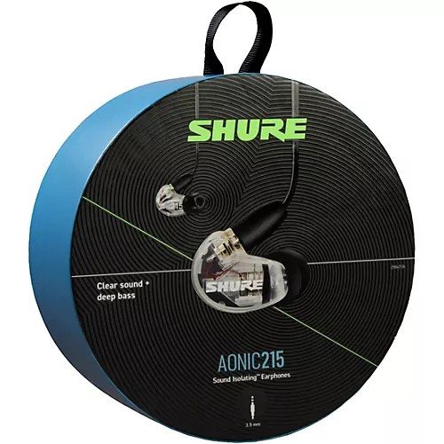 Shure MV7-S USB Microphone and AONIC215 Earphones Content Creator Bundles Black