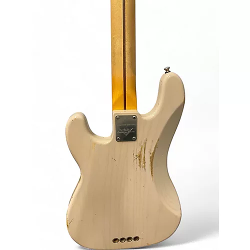 Used Fender 1955 Reissue Precision Bass Trans Blonde Electric Bass Guitar Trans Blonde