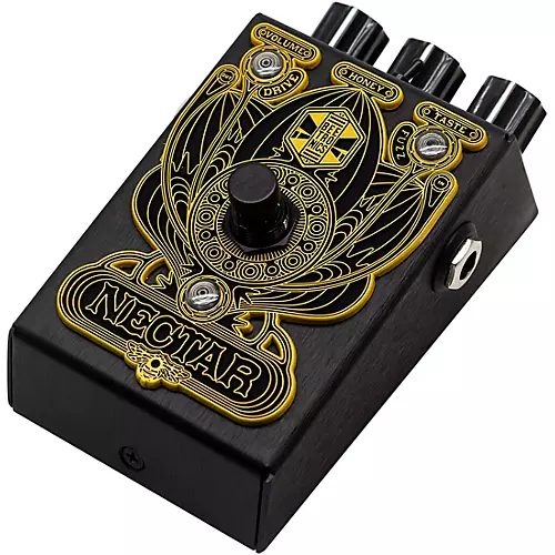 Beetronics FX Nectar Tone Sweetener Babee Series Overdrive & Fuzz Effects Pedal Black Anodized