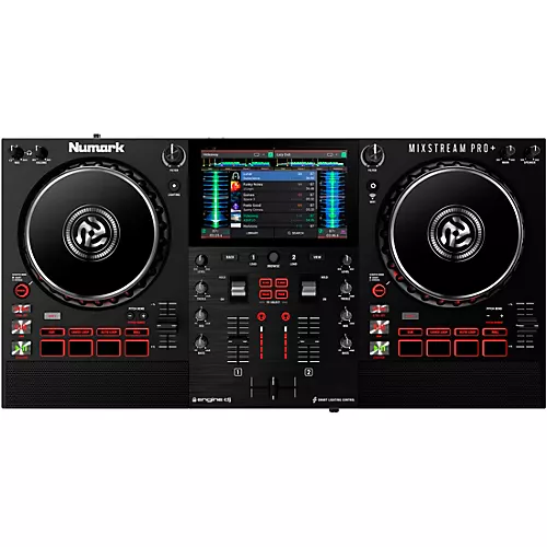 Numark Mixstream Pro + Standalone Streaming DJ Controller Black