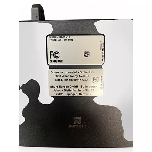 Used Shure PG58 Handheld Wireless System