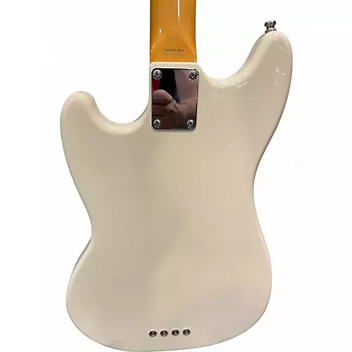 Used Fender Mustang Bass Olympic White Electric Bass Guitar Olympic White