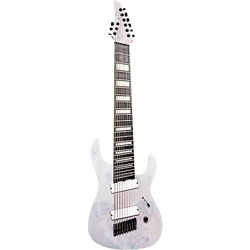 Legator LM-9 Lucas Mann Ninja 9-String Multi-Scale Signature Electric Guitar Trans White