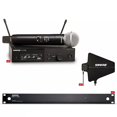 Shure SLXD 4 Handheld Wireless Microphone With Antenna Bundle Band J52