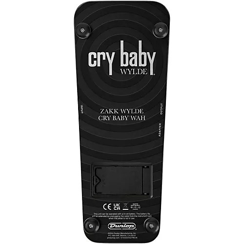 Dunlop Wylde Audio Cry Baby Wah Effects Pedal Gray