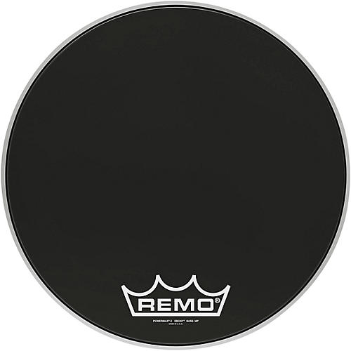 Remo Powermax 2 Ebony Crimplock Bass Drum Head 20 in.