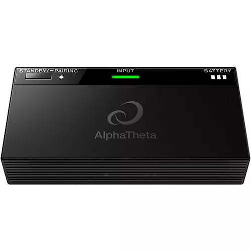 AlphaTheta HDJ-F10 Professional Wireless DJ Headphones With HP-TX01 Transmitter Black