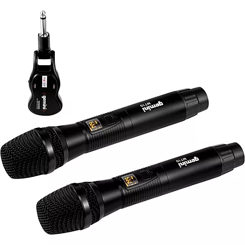 Open-Box Gemini GMU-M200 Dual Handheld Wireless UHF Microphone System, 512-541.7mHz Condition 1 - Mint