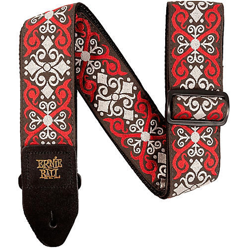 Ernie Ball Jacquard Polypro Guitar Strap Vanilla Rose