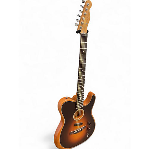 Used 2024 Fender Acoustasonic Player Telecaster Tobacco Sunburst Acoustic Electric Guitar Tobacco Sunburst
