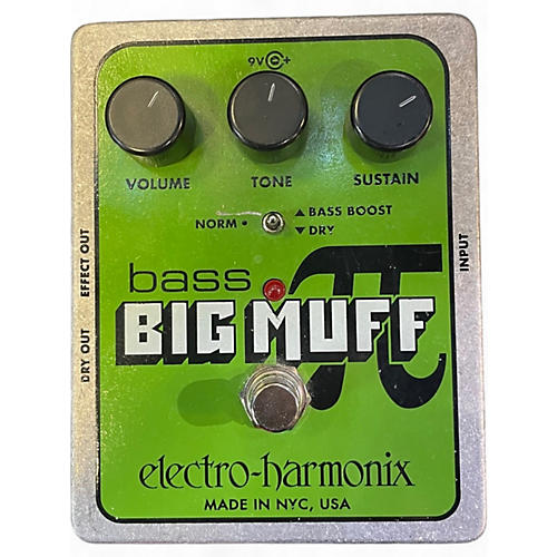 Used Electro-Harmonix Big Muff Bass Distortion Bass Effect Pedal