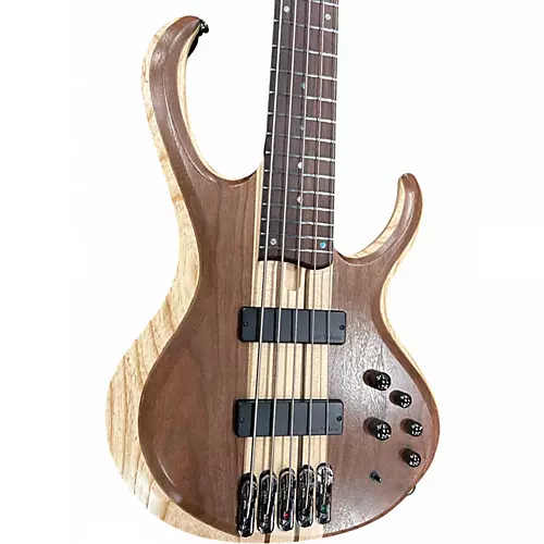Used Ibanez BTB745 Natural Electric Bass Guitar Natural