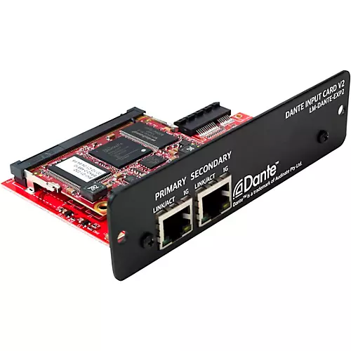 Livemix LM-DANTE-EXP2 DANTE INPUT Option Card