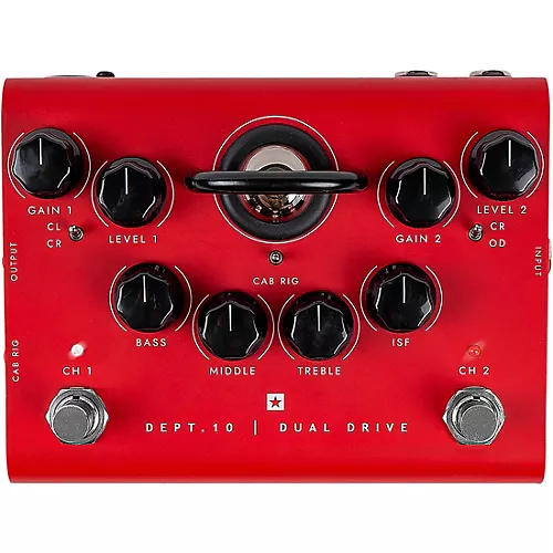 Blackstar Dept 10 Dual Valve Drive Effects Pedal Black
