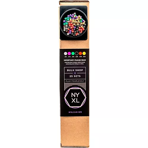 D'Addario NYXL1149-B25 Nickel Wound Electric Guitar Strings, Medium, 11-49 (Bulk 25 Sets)
