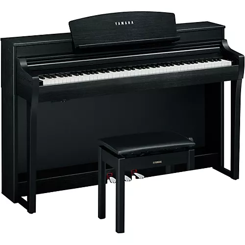 Yamaha Clavinova CSP-255 Digital Console Piano With Bench Black Walnut