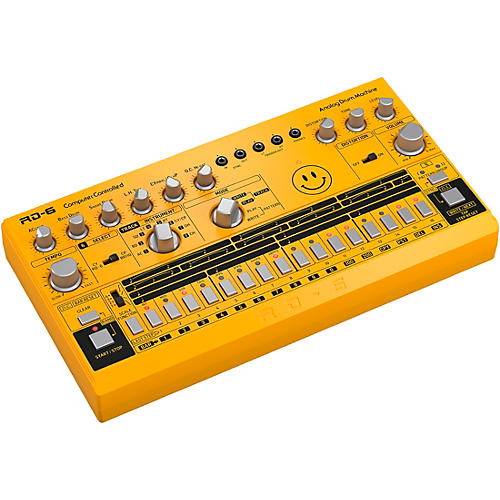 Behringer RD-6-AM Analog Drum Machine - Yellow