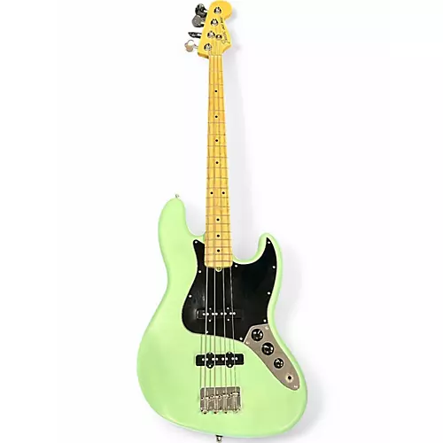 Used Fender AMERICAN PREFORMER JAZZ BASS SATIN GREEN Electric Bass Guitar SATIN GREEN