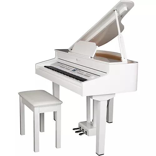 Williams Symphony Grand II Digital Micro Grand Piano With Bench Mahogany Red 88 Key