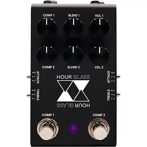 Jackson Audio Hourglass Analog Dual Compressor Effects Pedal Black