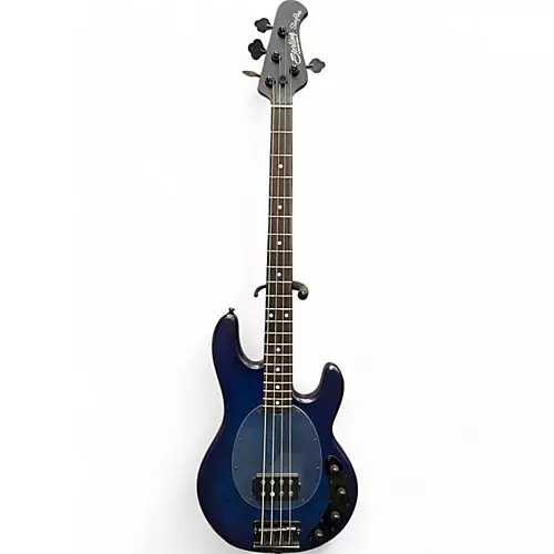 Used 2024 Sterling by Music Man Ray34 Neptune Blue Satin Electric Bass Guitar Neptune Blue Satin