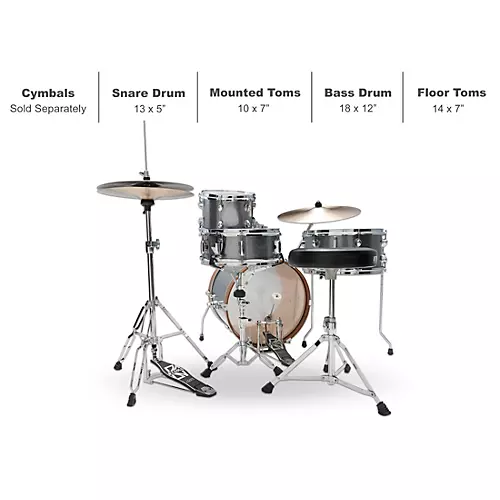 TAMA Club-JAM 4-Piece Shell Pack Aqua Blue