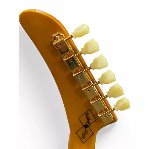 Used Epiphone Korina 1958 Explorer Amber Solid Body Electric Guitar Amber