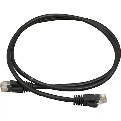 Rapco Horizon Oculus Cat5e Patch Cable Black 3 ft.