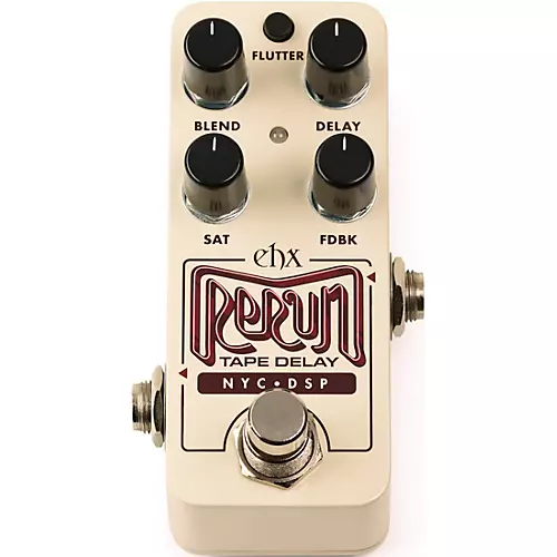 Electro-Harmonix Rerun Tape Delay Effects Pedal Cream