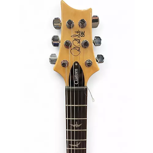 Used 2020s PRS SE Custom 24 Pink Solid Body Electric Guitar Pink