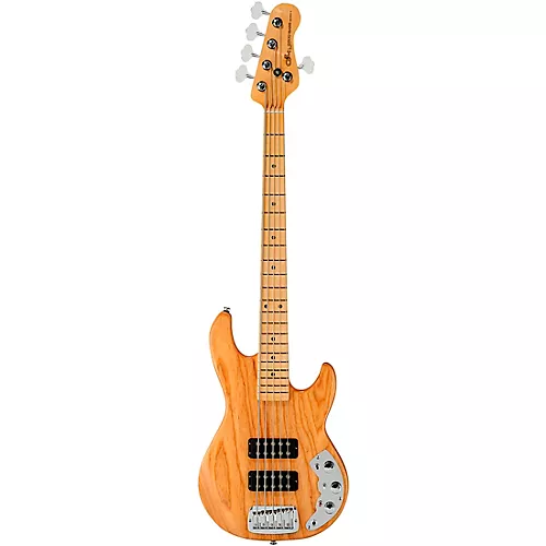 G&L CLF Research L-2500 5 String Maple Fingerboard Electric Bass Natural