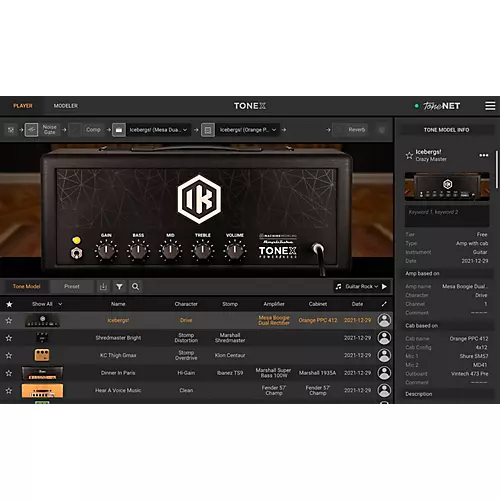 IK Multimedia TONEX MAX Software Plug-in