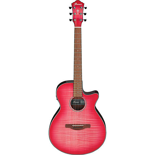Ibanez AEG70 Flamed Maple Top Grand Concert Acoustic-Electric Guitar Blue Ocean Burst