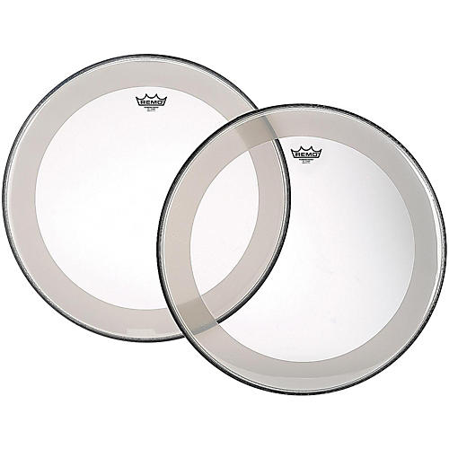 Remo Powerstroke 4 Clear Batter Bass Drum Head With Impact Patch 22 in.