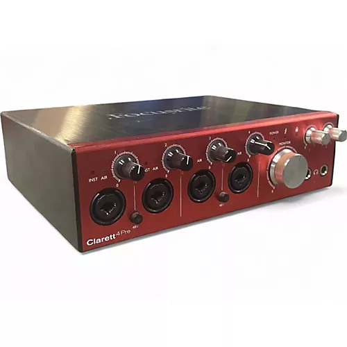 Used Focusrite Clarett 4Pre Audio Interface