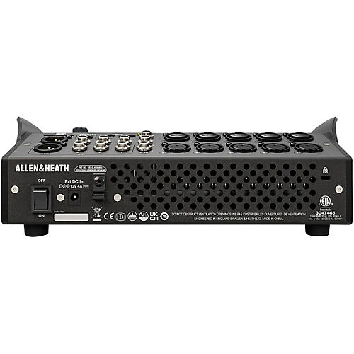 Allen & Heath CQ-12T Digital Mixer Bundle With SKB iSeries Case